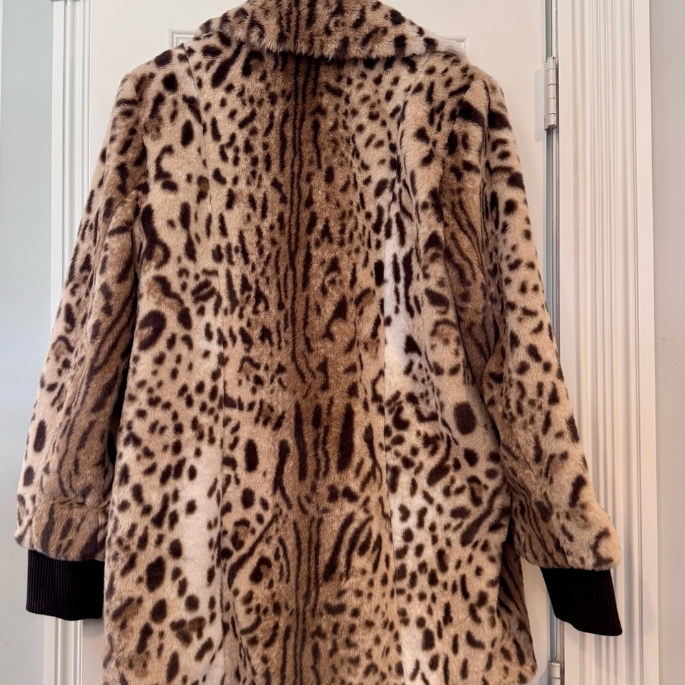 CAbi Leopard Print Faux Fur Coat - Picture 3 of 3
